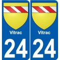 27 Léry coat of arms sticker plate stickers city
