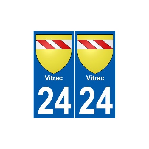 27 Léry coat of arms sticker plate stickers city