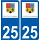 27 Léry logo adesivo piastra adesivi città