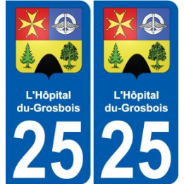 27 de Léry escudo de armas de la etiqueta engomada de la placa de pegatinas de la ciudad