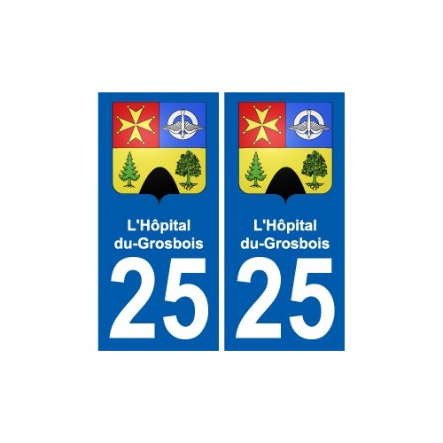 27 Léry coat of arms sticker plate stickers city