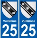 25 Léry blason autocollant plaque stickers ville