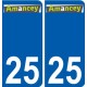 25 Léry logo autocollant plaque stickers ville