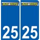 27 de Léry logotipo de la etiqueta engomada de la placa de pegatinas de la ciudad
