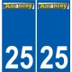 25 Léry logo autocollant plaque stickers ville