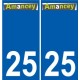25 Léry logo autocollant plaque stickers ville
