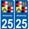 27 Léry coat of arms sticker plate stickers city