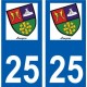 27 Léry logo aufkleber typenschild aufkleber stadt