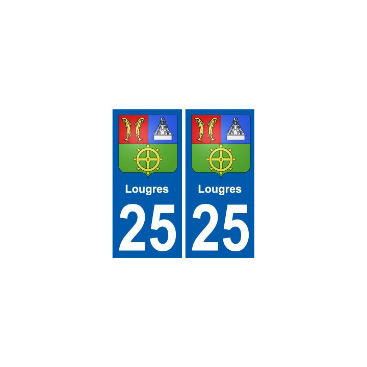 25 Léry blason autocollant plaque stickers ville
