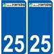 25 Léry logo autocollant plaque stickers ville