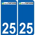 27 Léry logo sticker plate stickers city