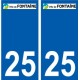 27 de Léry logotipo de la etiqueta engomada de la placa de pegatinas de la ciudad