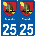 27 Léry coat of arms sticker plate stickers city