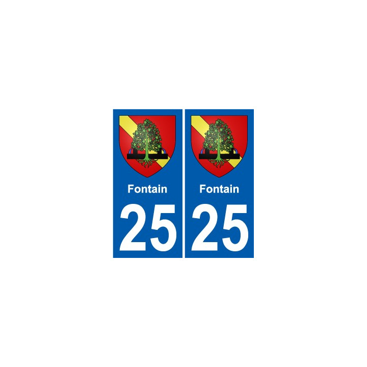 27 Léry coat of arms sticker plate stickers city