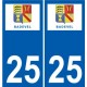 27 Léry logo adesivo piastra adesivi città