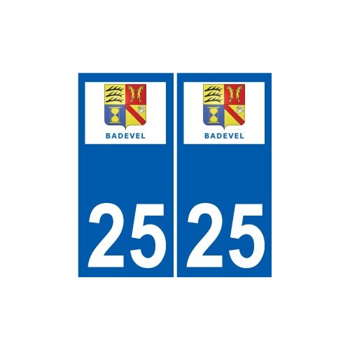 25 Léry logo autocollant plaque stickers ville