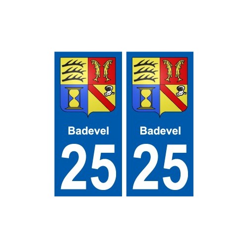 25 Léry blason autocollant plaque stickers ville