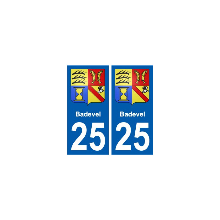 27 Léry coat of arms sticker plate stickers city