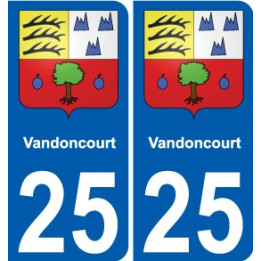 27 Léry coat of arms sticker plate stickers city