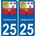 27 Léry coat of arms sticker plate stickers city