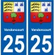 27 Léry coat of arms sticker plate stickers city