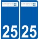 25 Léry logo autocollant plaque stickers ville