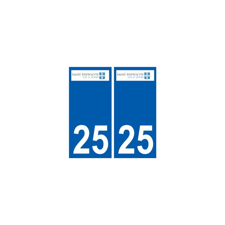 25 Léry logo autocollant plaque stickers ville