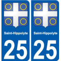 27 Léry stemma adesivo piastra adesivi città