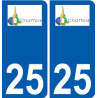 27 Léry stemma adesivo piastra adesivi città