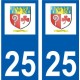 27 Léry logo adesivo piastra adesivi città