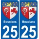 25 Léry blason autocollant plaque stickers ville