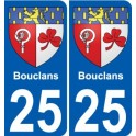 25 Léry blason autocollant plaque stickers ville