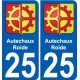 27 Léry coat of arms sticker plate stickers city