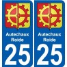 25 Léry blason autocollant plaque stickers ville