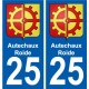 27 Léry stemma adesivo piastra adesivi città