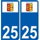 27 de Léry logotipo de la etiqueta engomada de la placa de pegatinas de la ciudad