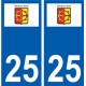 27 de Léry logotipo de la etiqueta engomada de la placa de pegatinas de la ciudad