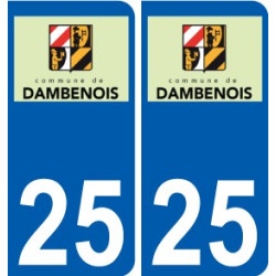 25 Léry logo autocollant plaque stickers ville