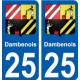 25 Léry blason autocollant plaque stickers ville