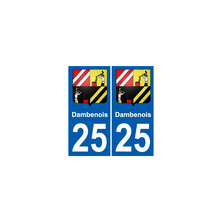 27 Léry coat of arms sticker plate stickers city