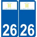 27 Léry logo sticker plate stickers city