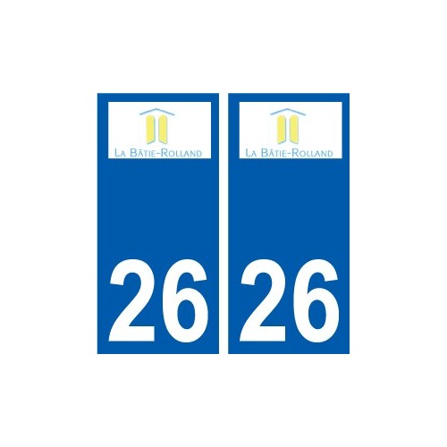 26 Léry logo autocollant plaque stickers ville