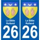 27 Léry coat of arms sticker plate stickers city