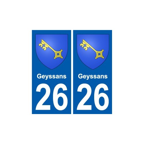 27 Léry coat of arms sticker plate stickers city