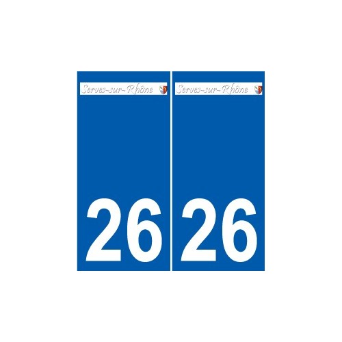 26 Léry logo autocollant plaque stickers ville