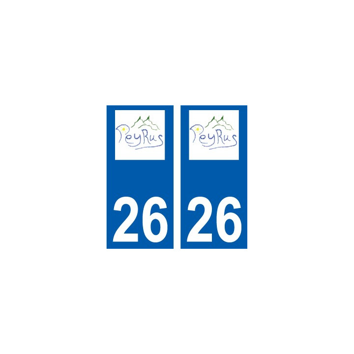26 Léry logo autocollant plaque stickers ville