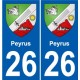 27 Léry wappen aufkleber typenschild aufkleber stadt