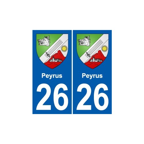 27 Léry stemma adesivo piastra adesivi città