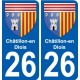 27 Léry coat of arms sticker plate stickers city