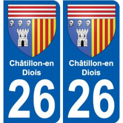 26 Léry blason autocollant plaque stickers ville